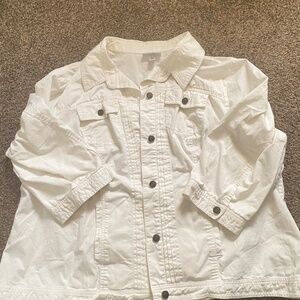 White Jean Jacket